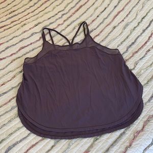 Lululemon purple strappy tank